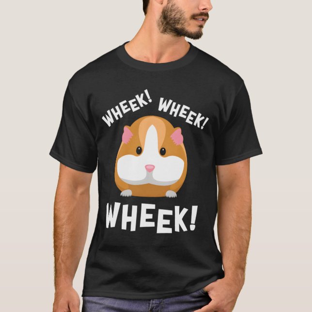 T-shirt Cochon d'Inde Wheek Wheek (Devant)