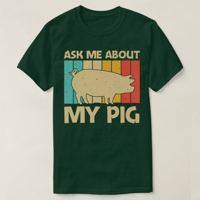 T-shirt Cochon Drôle Pour Hommes Femmes Bacon Amoureux des (Design devant)