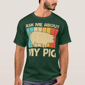 T-shirt Cochon Drôle Pour Hommes Femmes Bacon Amoureux des