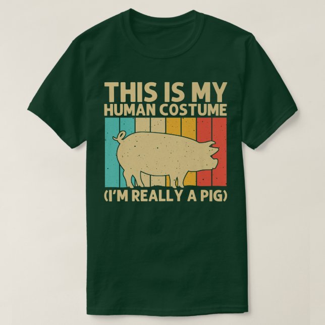 T-shirt Cochon Drôle Pour Hommes Femmes Bacon Amoureux des (Design devant)