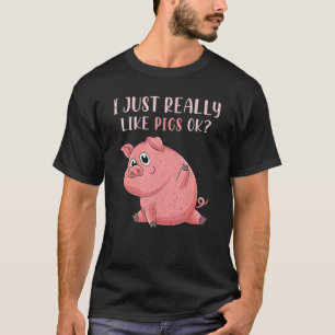 T-shirt Cochon Fermier Animal Cute Piglet Cochon