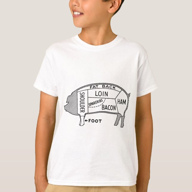 T-shirt Cochon graphique (Devant)