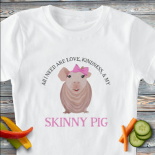 T-shirt cochon maigre