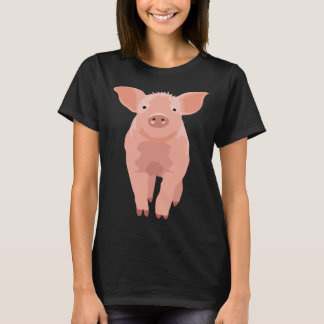 T-shirt cochon mignon