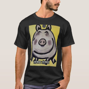 T-shirt Cochon mignon Piggie Oink_6