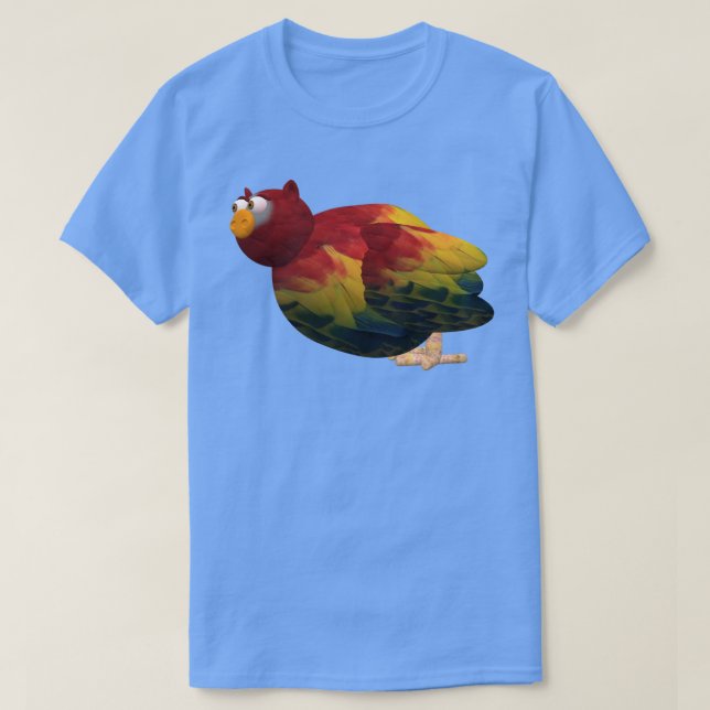 T-shirt Cochon Perroquet (Design devant)
