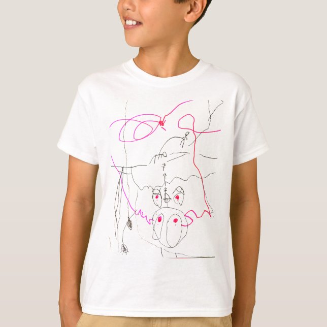 T-shirt Cochon sous-marin (Devant)