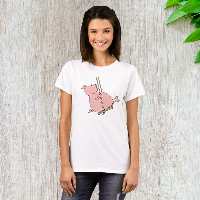 T-shirt Cochon Sur Une Flèche (Créateur téléchargé)