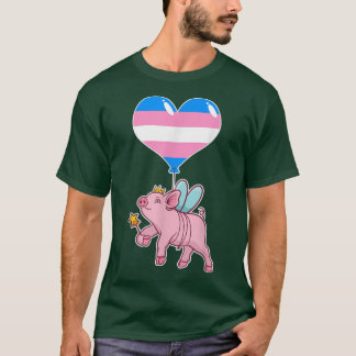 T-shirt Cochon transgenre Fairyseual IdentitéAmour non bin