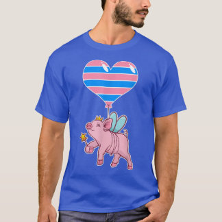 T-shirt Cochon transsexuel Fairyseual IdentitéAmour non bi