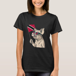 T-shirt Cochon Trinité-Et-Tobago Fierté Trinidadienne Toba