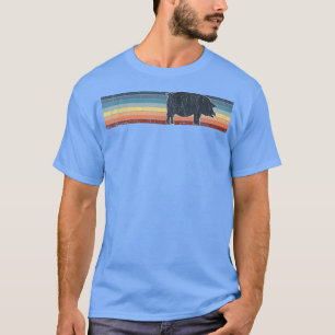 T-shirt Cochon Vintage animal de compagnie Lover Chien Mam