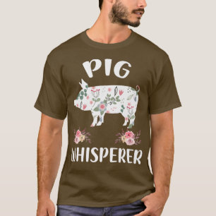 T-shirt Cochon Whisperer Porc de porc expert fermier vétér
