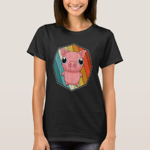 T-shirt Cochonnet Mignon Animal de Ferme Rétro 1
