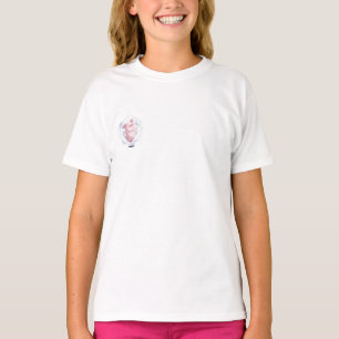 T-shirt Cochonnet rose joyeux pour enfants