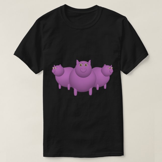 T-shirt Cochons (Design devant)