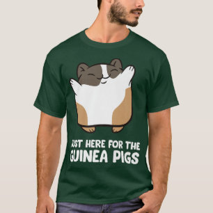 T-shirt Cochons de Guinée Juste ici pour les cobayes