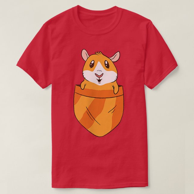 T-shirt Cochons d'Inde Dans La Poche Accessoires Pour Coch (Design devant)
