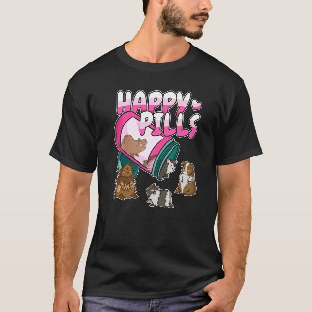 T-shirt Cochons d'Inde heureux   (Devant)