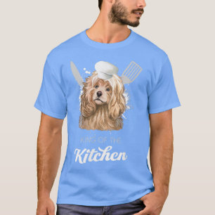 T-shirt Cockalier Chien roi de la cuisine Drôle Cuisine Do