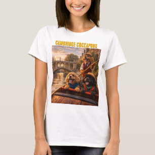 T-shirt Cockapoo Chemise Cambridge UK Cadeau de Voyage