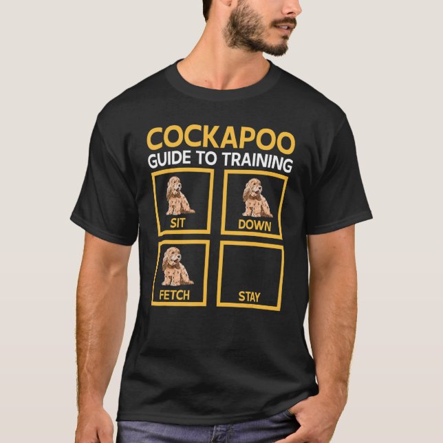 T-shirt Cockapoo Dog Owner, Cockapoo Guide De Formation (Devant)