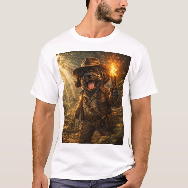 T-shirt Cockapoo Explorer T Shirt Adventure Dog Gift (Devant)