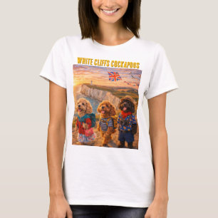 T-shirt Cockapoo Falaises Blanches Chemise Cadeau Drôle Ch