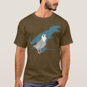 T-shirt Cockatiel à visage blanc rex Funny Cockatiel gris