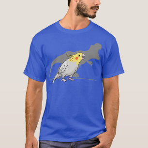 T-shirt Cockatiel Cockatoo Lutino Parrot Quarrion Dino