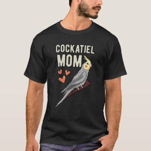 T-shirt Cockatiel Cockatoo Quarrion Lutino Parrot Mère
