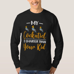 T-shirt Cockatiel de perroquet d'oiseaux 1