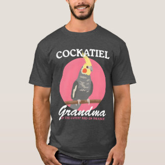 T-shirt Cockatiel Grand-mère Propriétaire d'oiseaux Cockat
