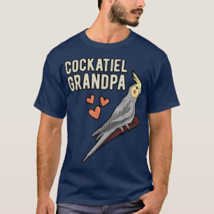 T-shirt Cockatiel Grand-père propriétaire de perroquets Gr