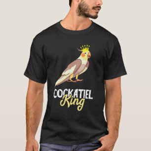 T-shirt Cockatiel King Crown Cockatoo Propriétaire d'oisea