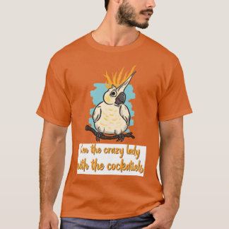 T-shirt Cockatiel Lover Animaux de compagnie Oiseau Cadeau