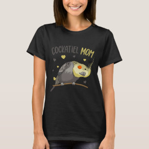 T-shirt Cockatiel Maman Drôle Amoureux des oiseaux Femmes