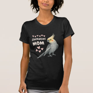 T-SHIRT COCKATIEL MOM HEART