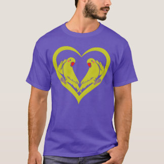 T-shirt Cockatiel Oiseau Amoureux Perroquet Oiseau Amoureu
