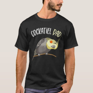T-shirt Cockatiel Papa Drôle Amoureux des oiseaux Hommes