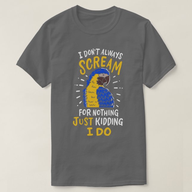 T-shirt Cockatiel Parakeet (Design devant)