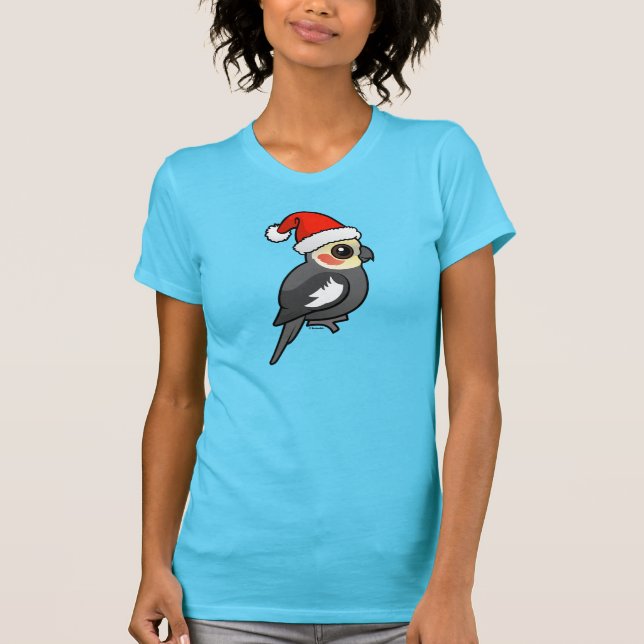 T-shirt Cockatiel Père Noël (Devant)