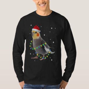 T-shirt Cockatiel Santa Cacatoès Perroquet Noël Oiseau  
