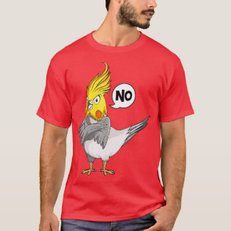 T-shirt Cockatiel têtu Amateurs d'oiseaux Enfants Femmes