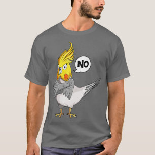 T-shirt Cockatiel têtu Amateurs d'oiseaux Enfants Femmes