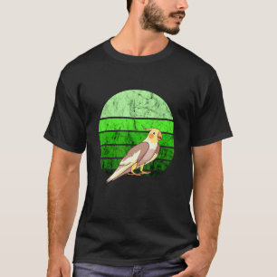 T-shirt Cockatiel Vintage Retro Cockatiel Oiseau Cockatoo