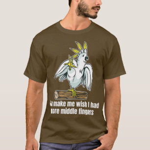 T-shirt Cockatoo de perroquet amusant Premium inapproprié