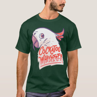 T-shirt Cockatoo de perroquet exotique Oiseau de trempe