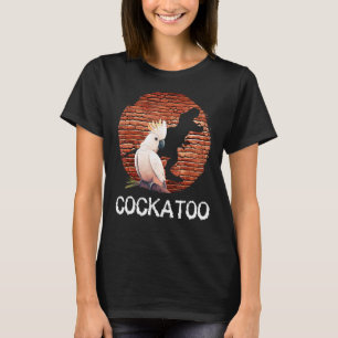 T-shirt Cockatoo Dinosaure Parrot Cockatoos Oiseau