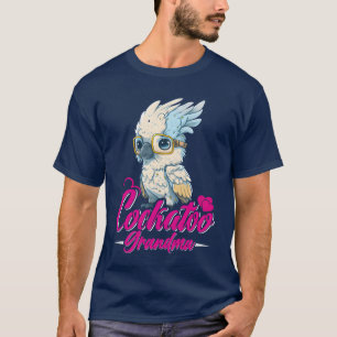 T-shirt Cockatoo Grandma Amateur d'oiseaux Parrot Femme fa